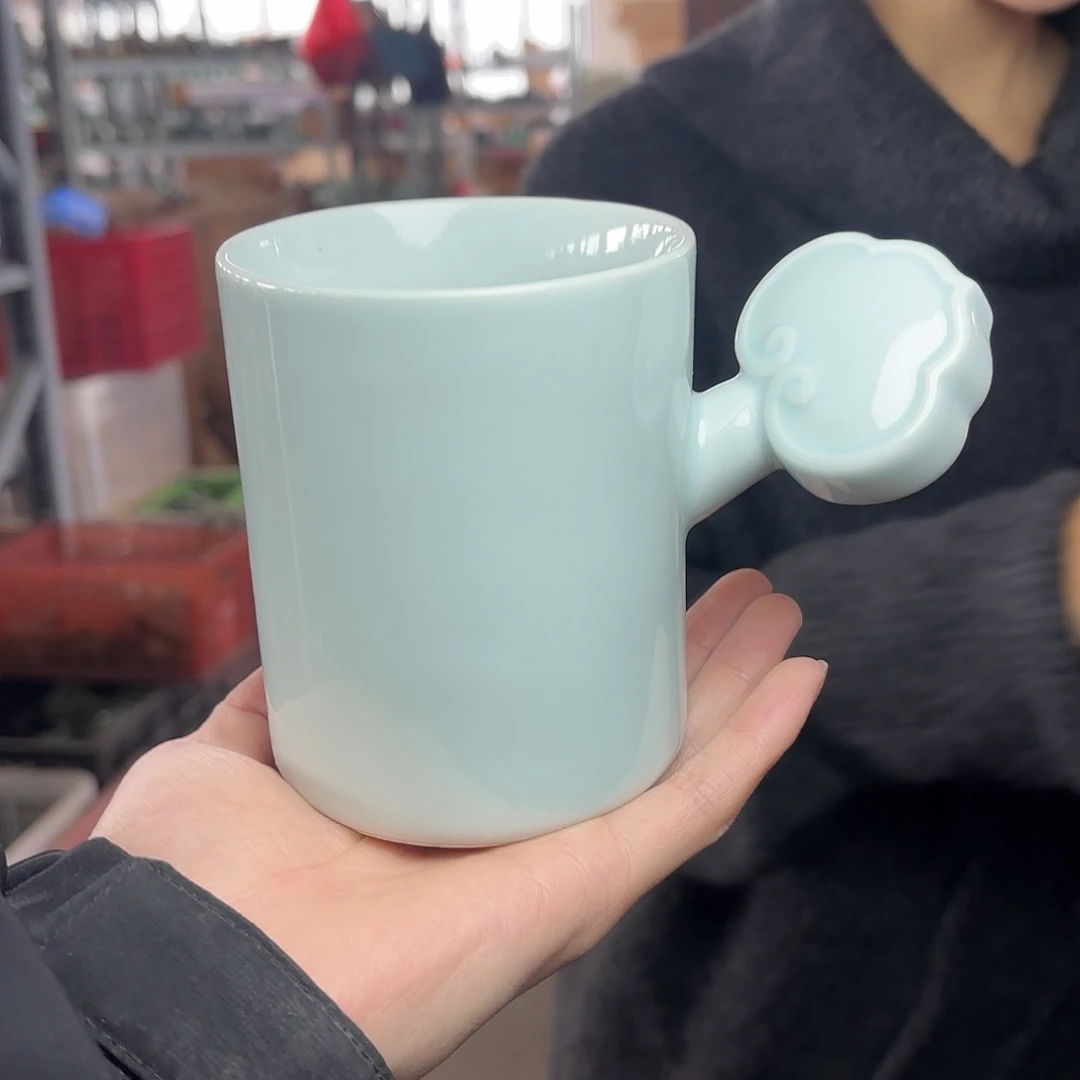龙泉云间青瓷小米茶器