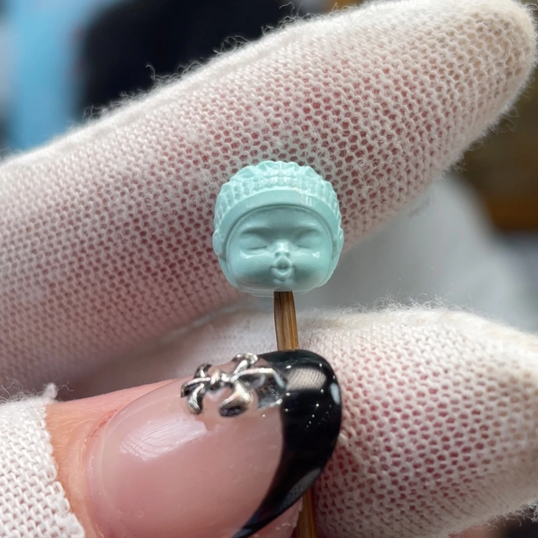 绿松石未镶嵌挂件