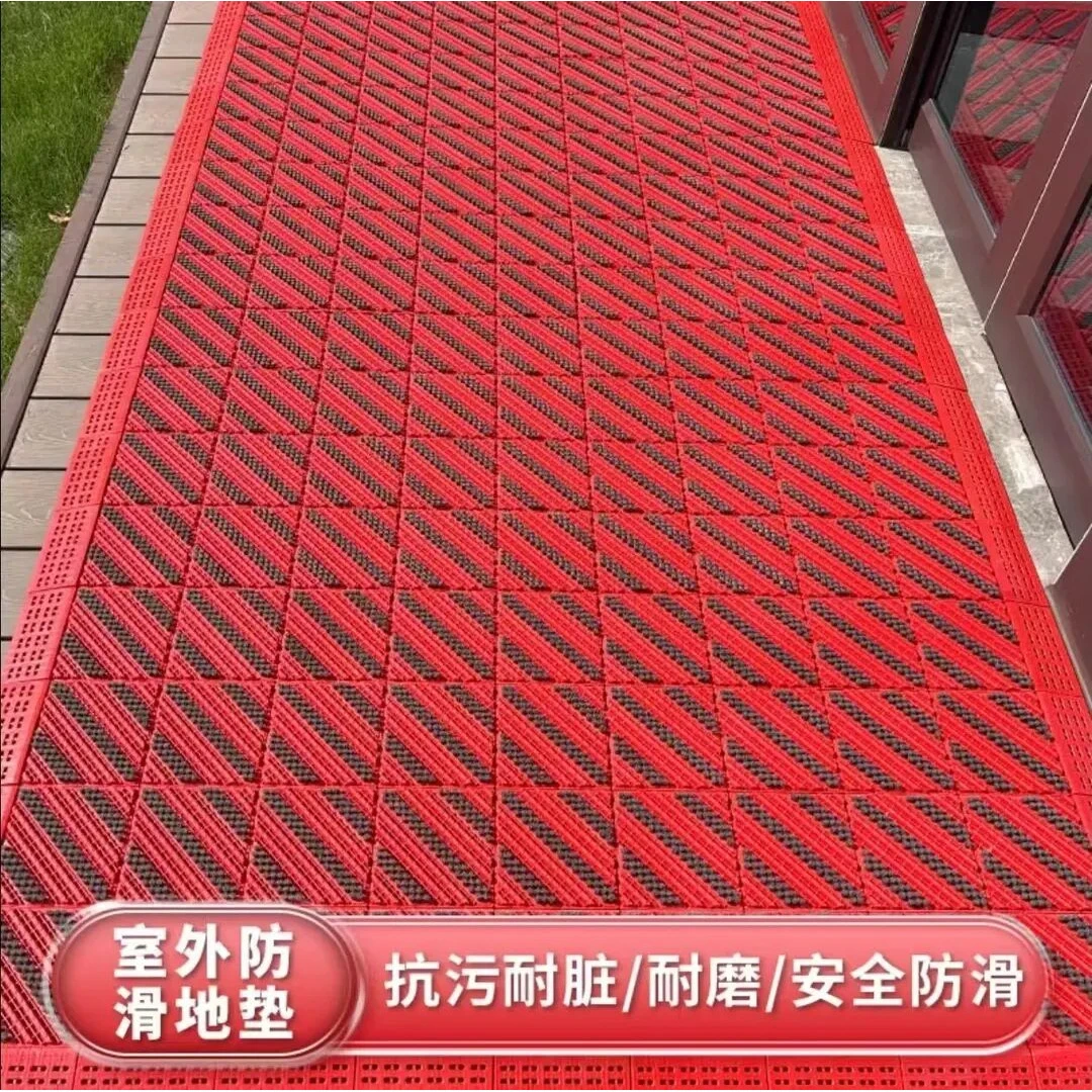 门口入户门垫门厅除尘防水镂空大面积刮泥防滑户外商用室外地垫