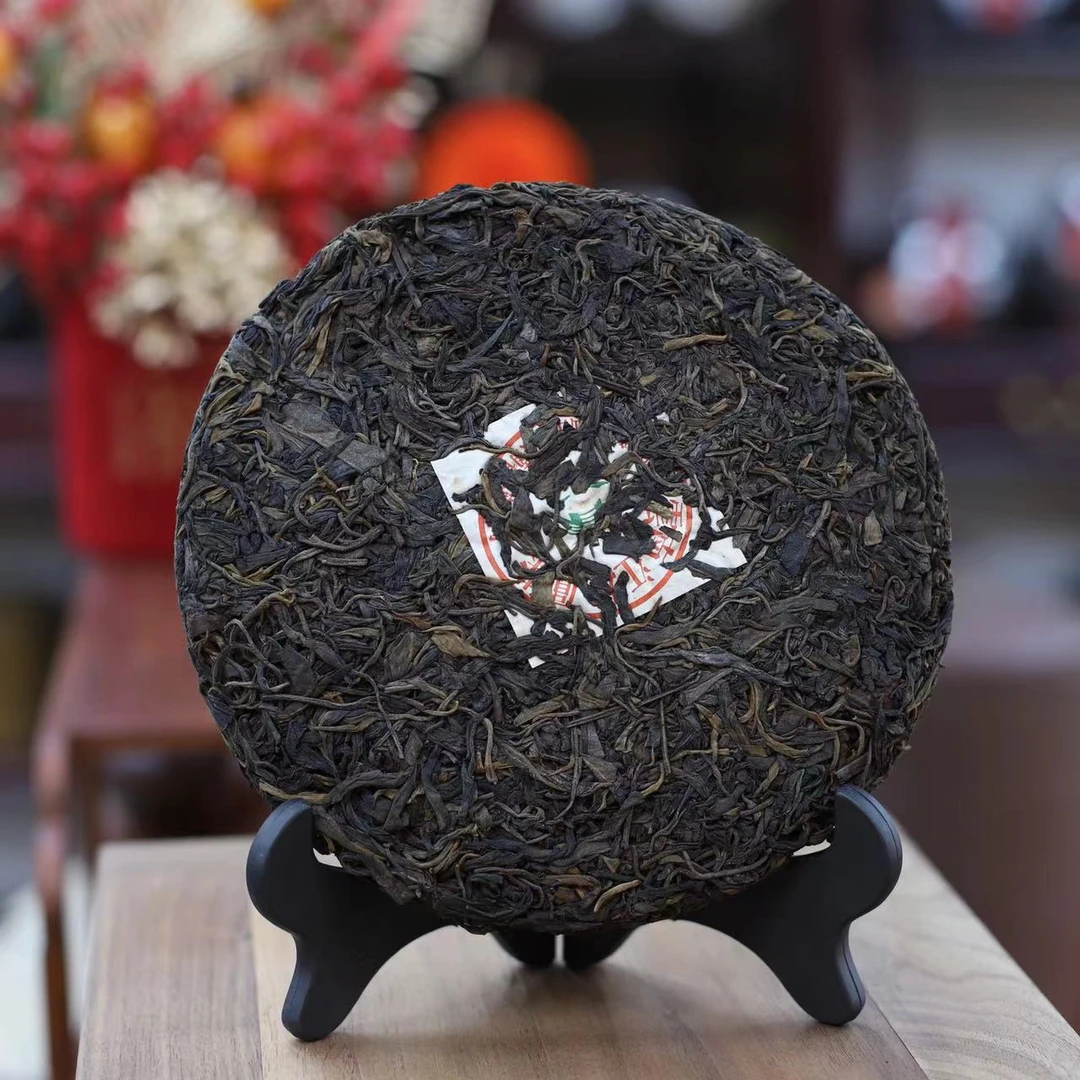 G.80年代江城春尖 普洱茶生茶 整饼400g