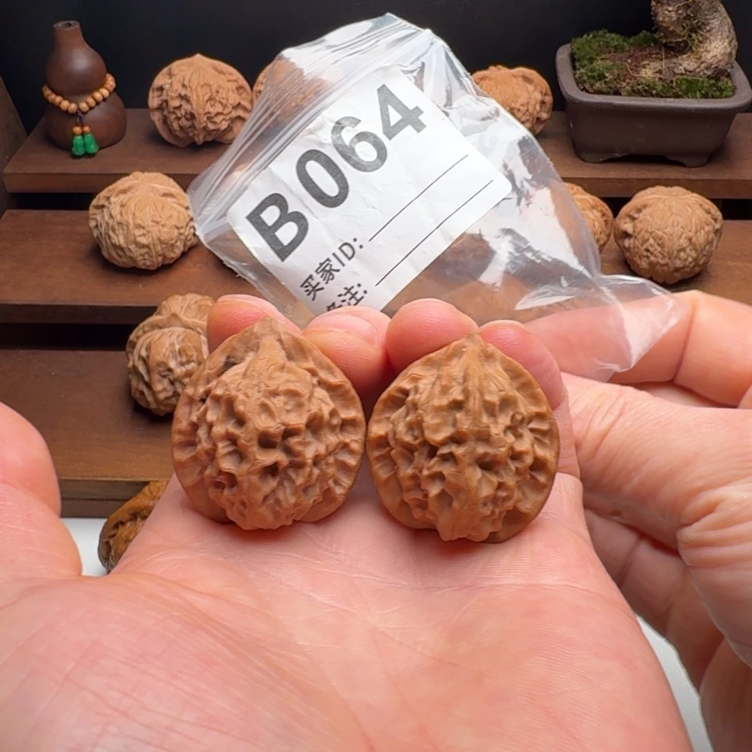 把件核桃32 野生龙鳞