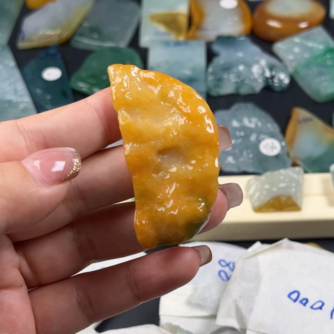 定制翡翠未镶嵌鬼*翡翠挂件