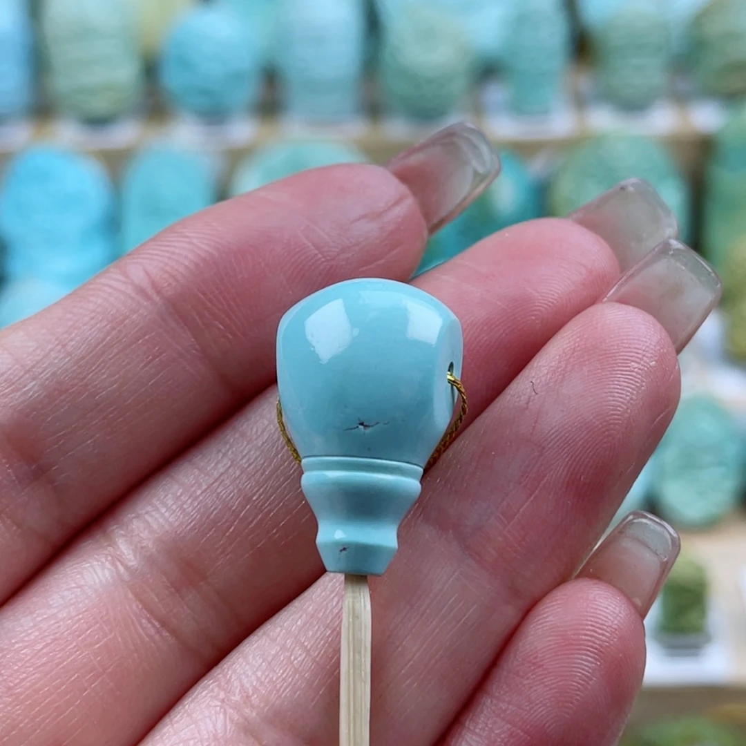 绿松石未镶嵌珠宝奇石13mm
