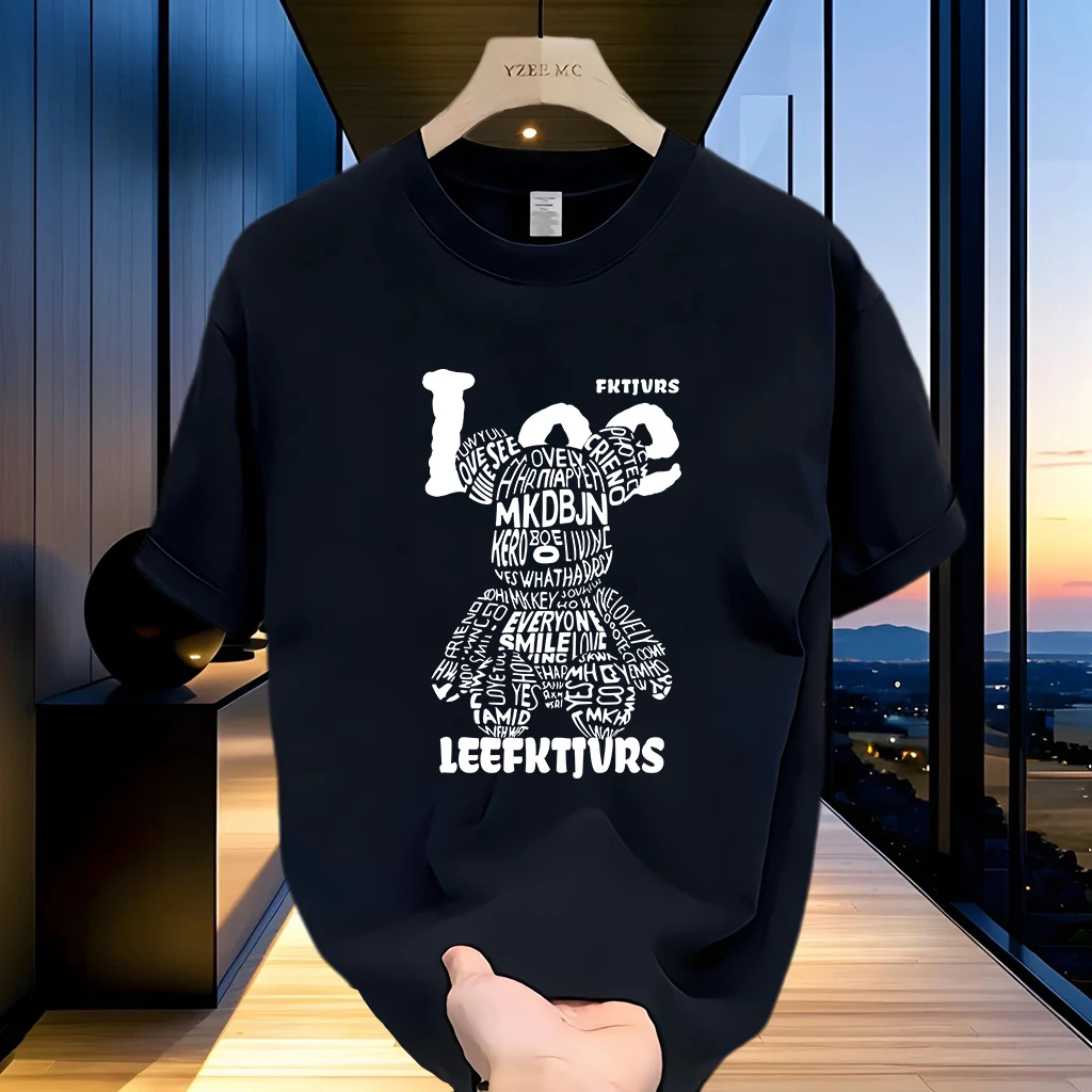 美式痞帅重磅纯棉短袖T恤青年男女款夏季ins潮牌男士圆领百搭上衣