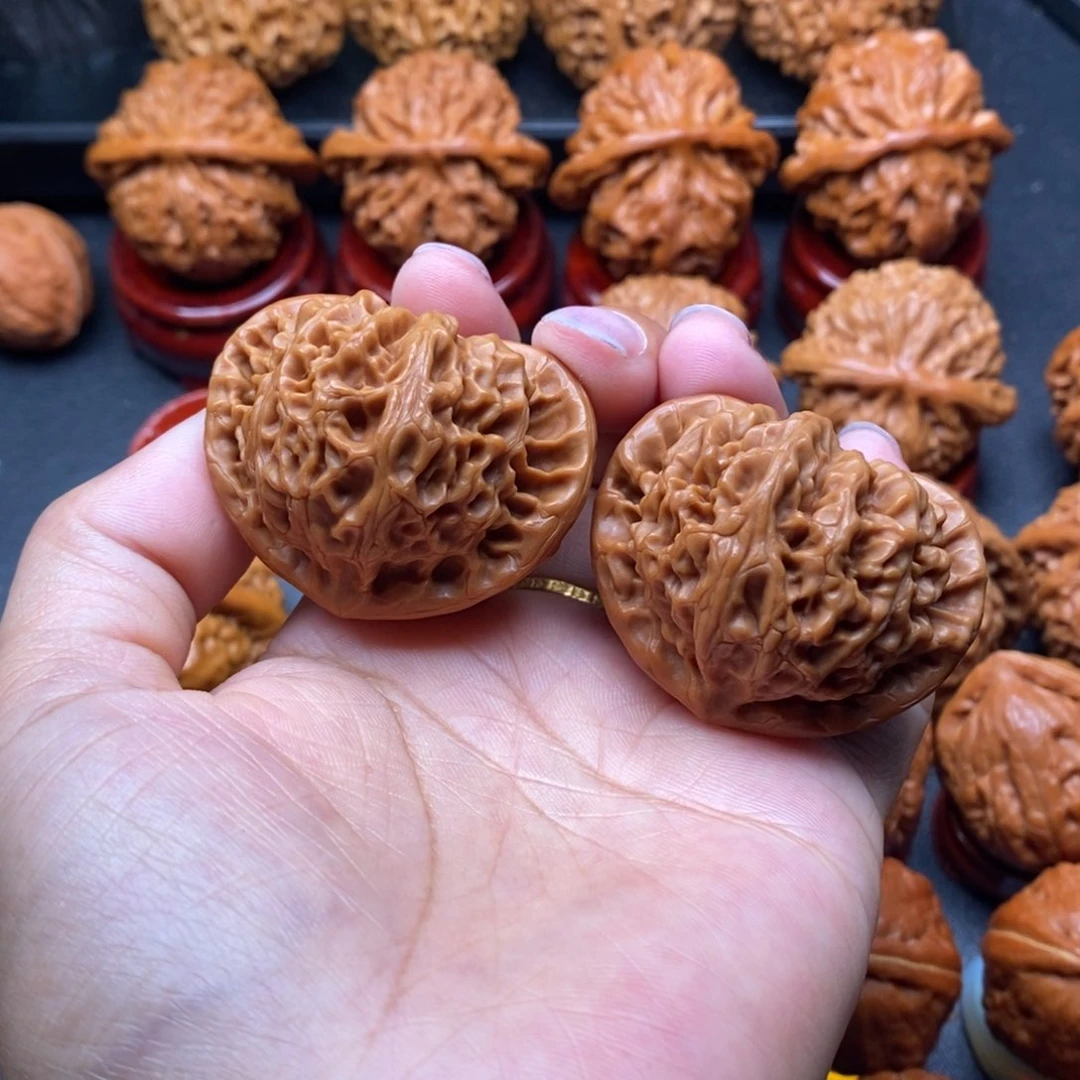 文玩核桃把件43宫灯