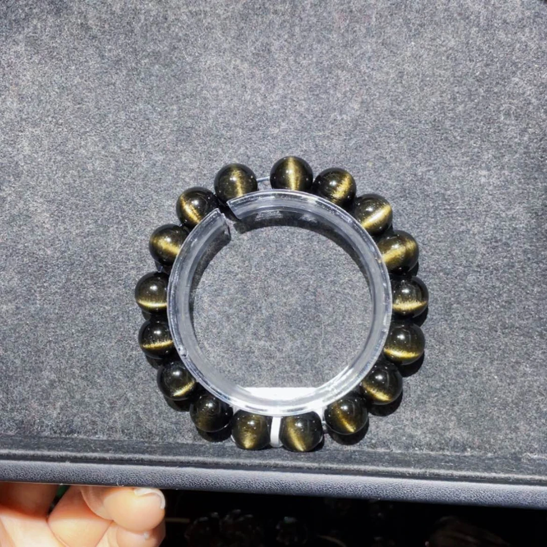 【闪购商品】黑曜岩手链未镶嵌慷****厂