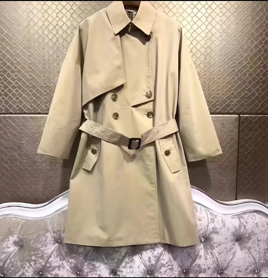 直播间专款2025年新款高级感毛呢大衣女中长款时尚大气