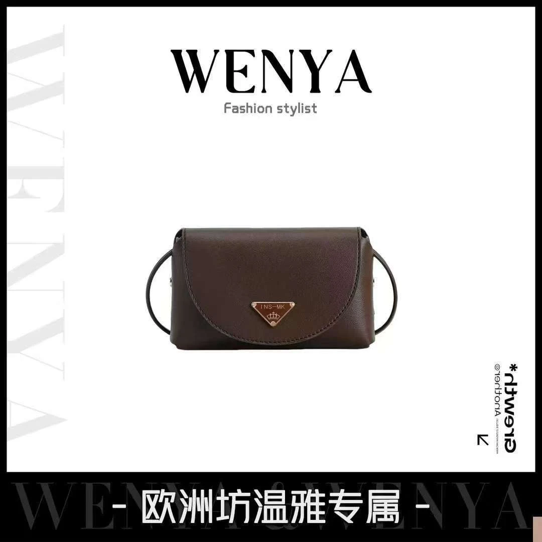 【工厂直销】新款复古女士单肩斜挎通勤简约手机包