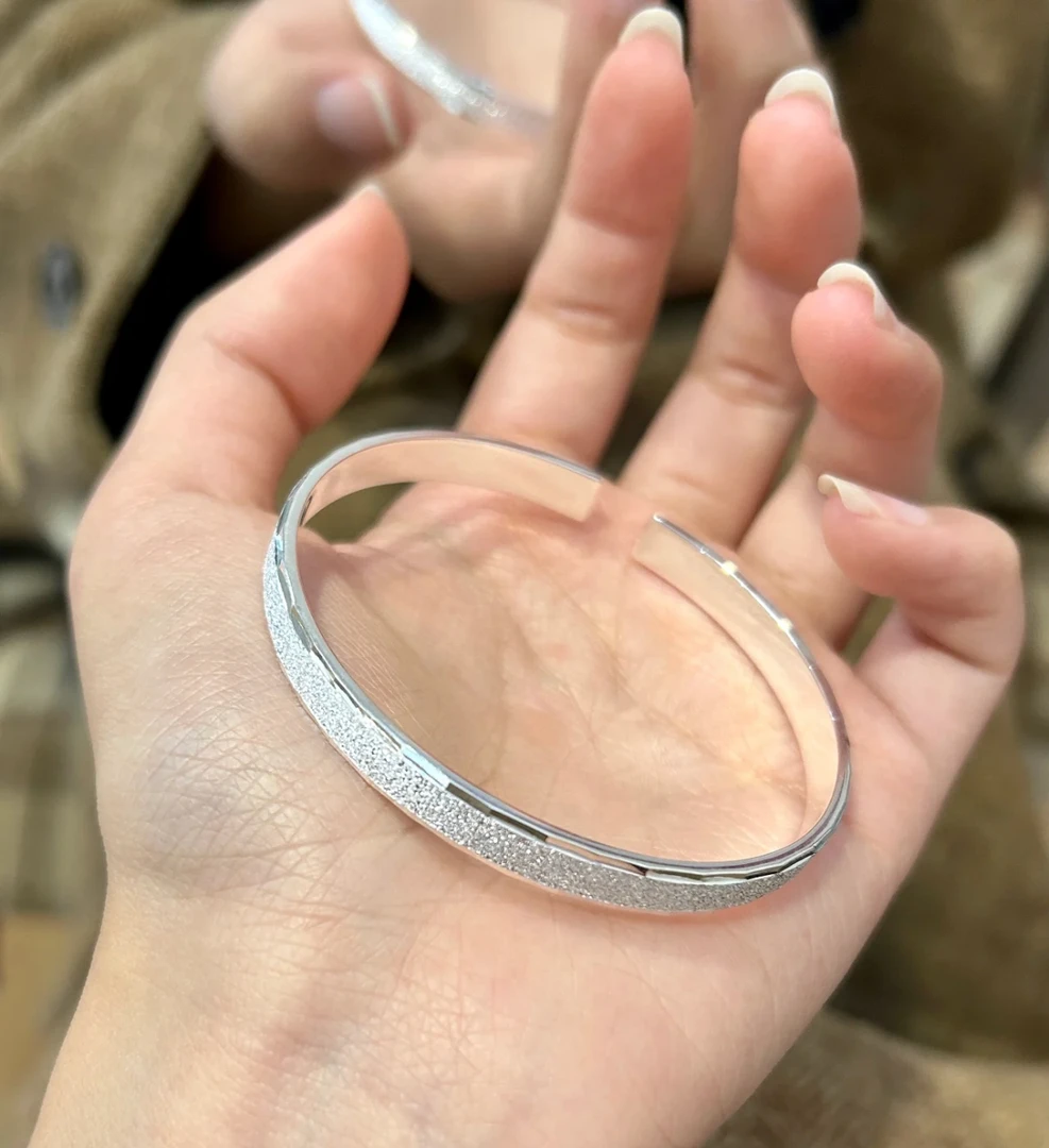 足银银制品 【K40】足银银制品 银河闪耀手镯