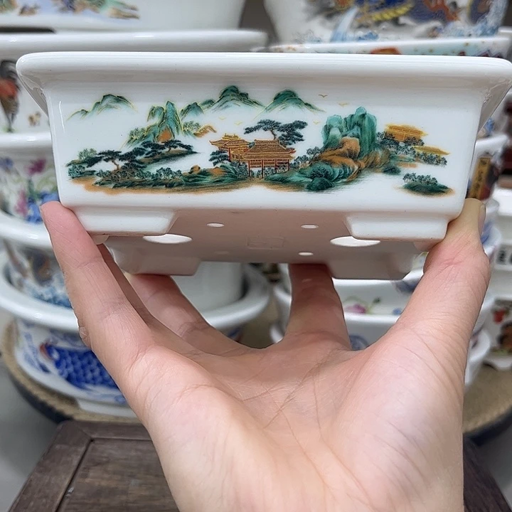 内直径12-9.3-3.5微瑕一只花盆