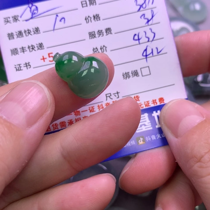 颈饰未镶嵌翡翠蓝**云