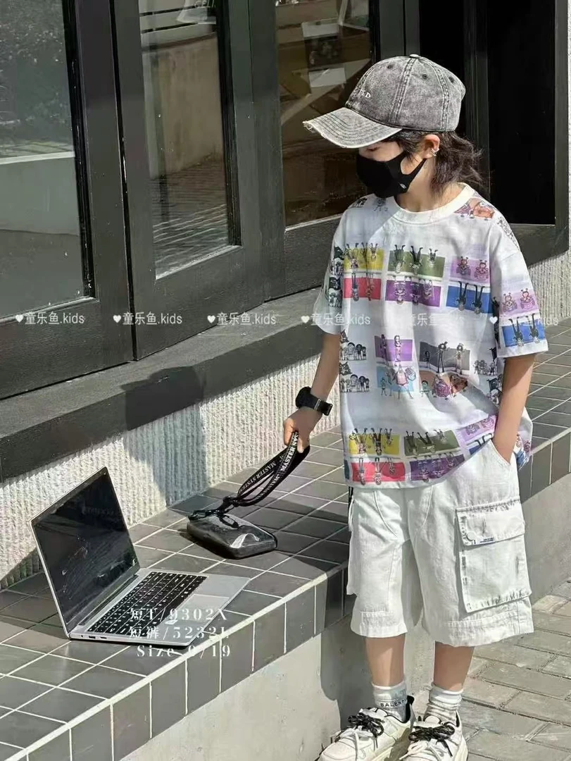 3850夏款男童休闲短袖单上衣