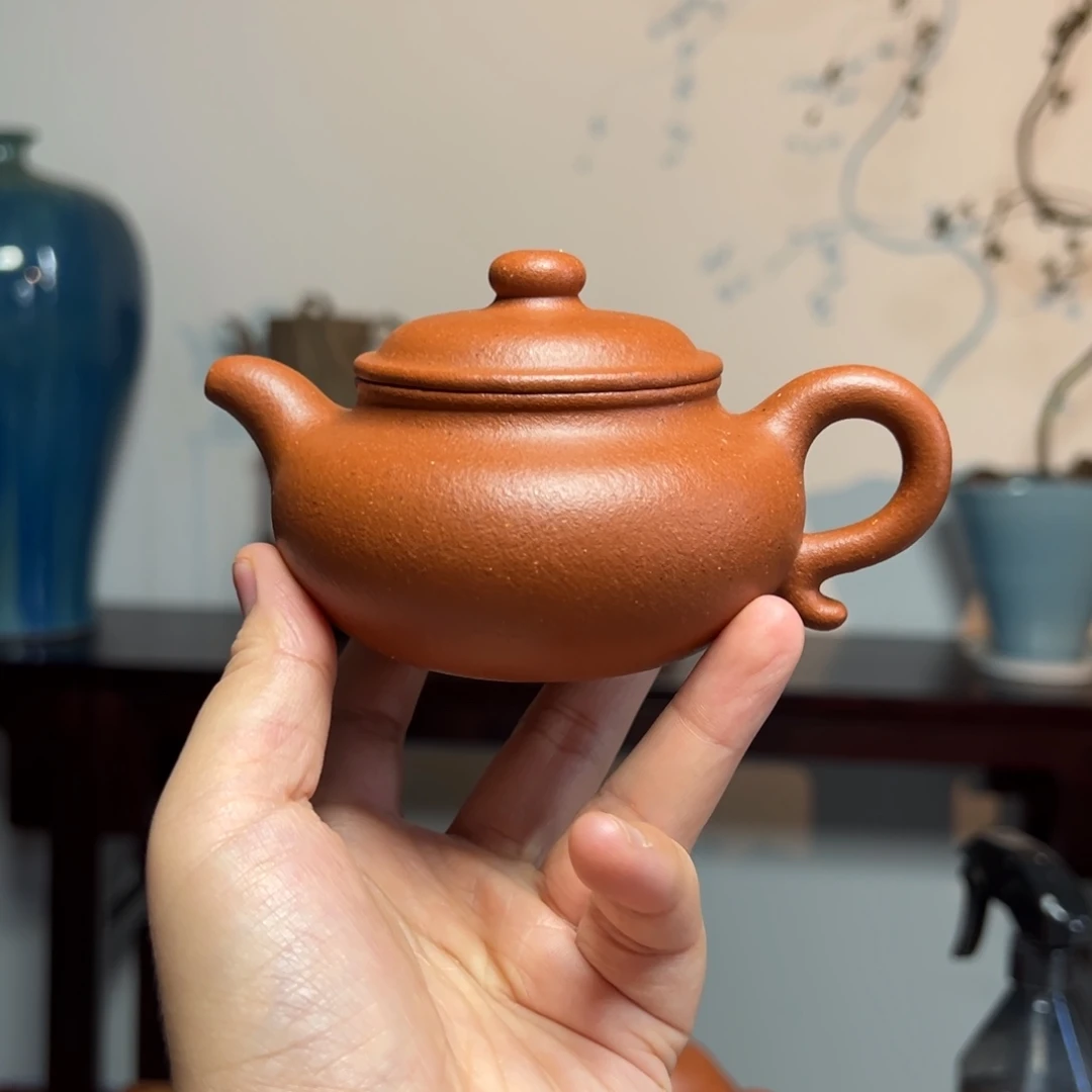 茶壶紫砂仿古红降坡170