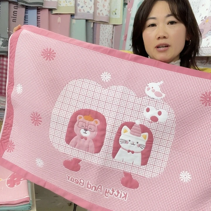 棉特价促销粉色猫咪