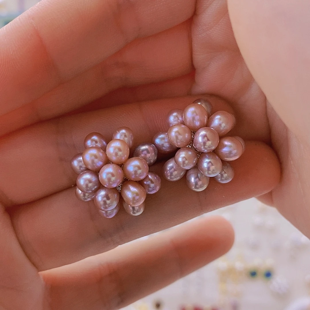 阿****未镶嵌淡水珍珠耳饰