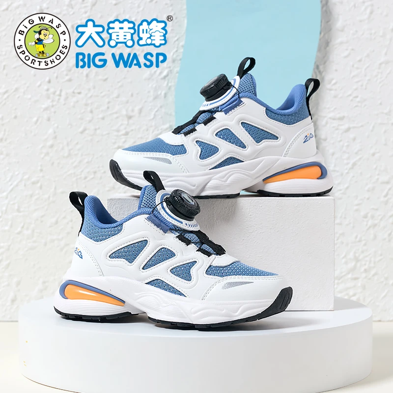 大黄蜂童鞋儿童运动鞋春季新款中大童男童跑步鞋子网面透气休闲鞋