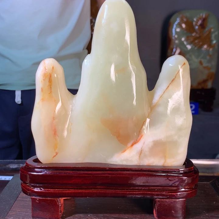 石材天然原石摆件