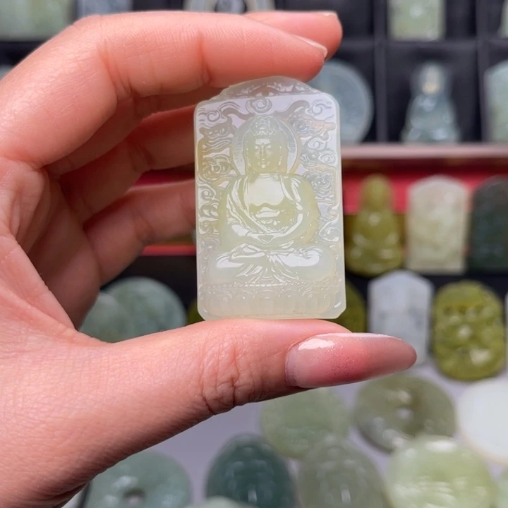 情***海岫玉未镶嵌吊坠(赠链)