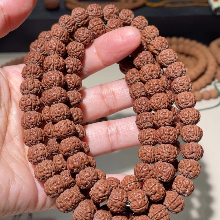 小***被手串金刚菩提老树王108尺寸10.5