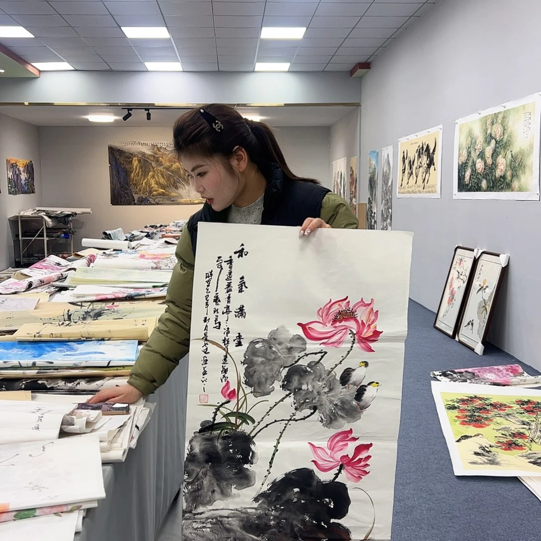 国画国画作品宣纸纯手绘