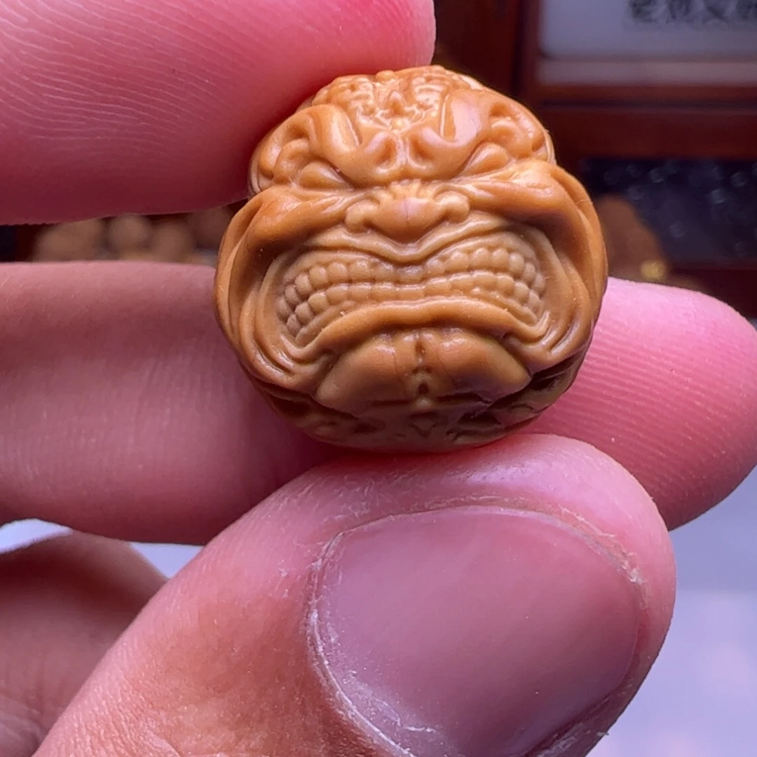猴头核桃吊坠精工福利嗔怒恶僧