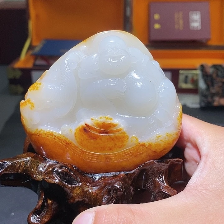 和田玉未镶嵌颈饰c