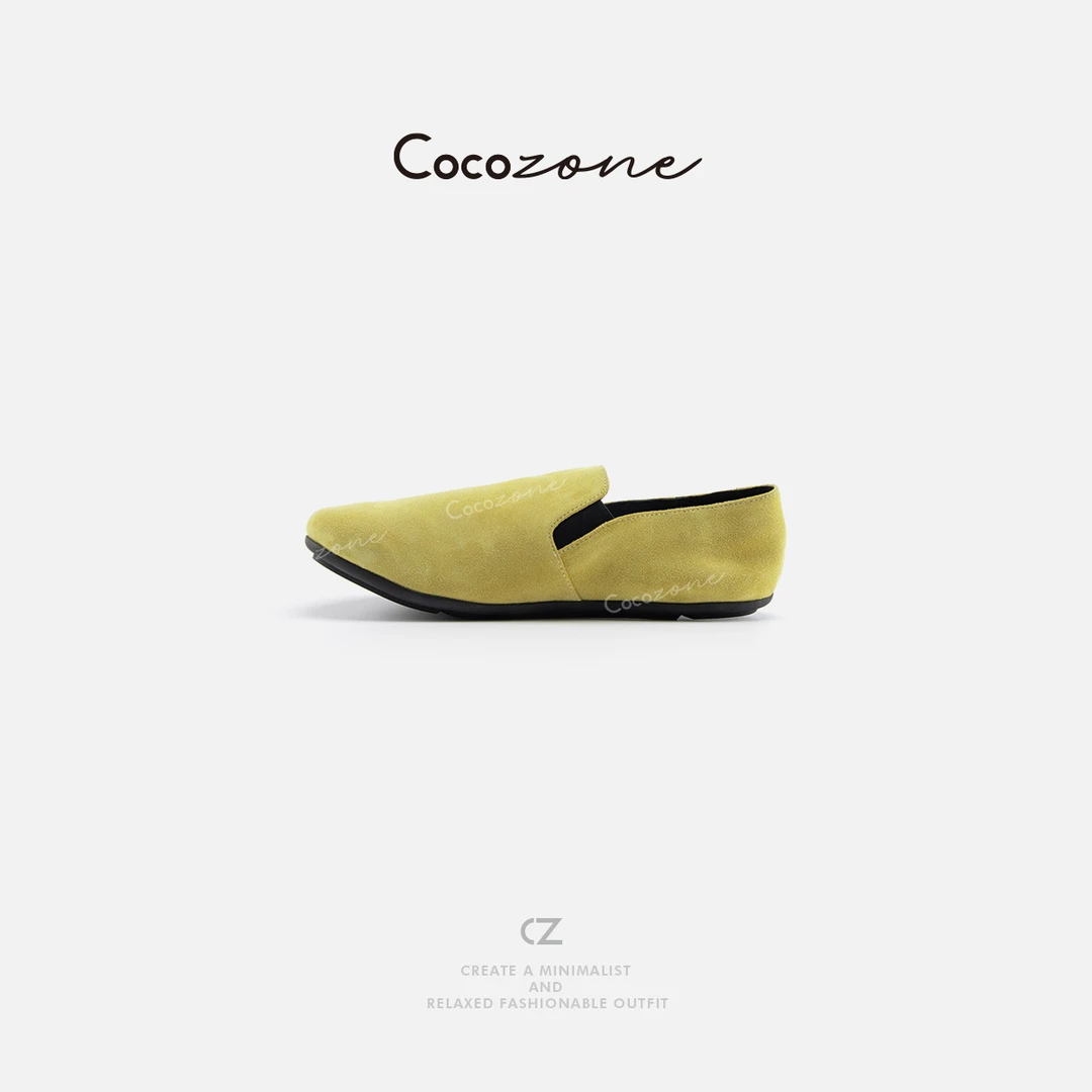 COCO ZONE 刘一一 复古英伦风一脚蹬百搭乐福鞋CD2A0462