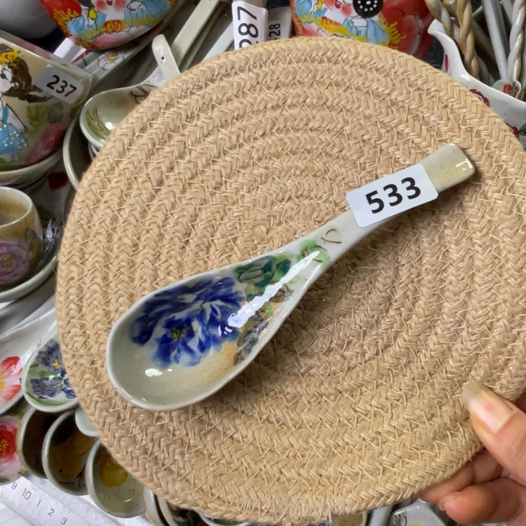 吃饭勺景德镇高温陶瓷8888