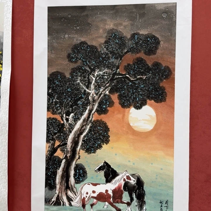 国画书画作品多次参加全国大展获奖