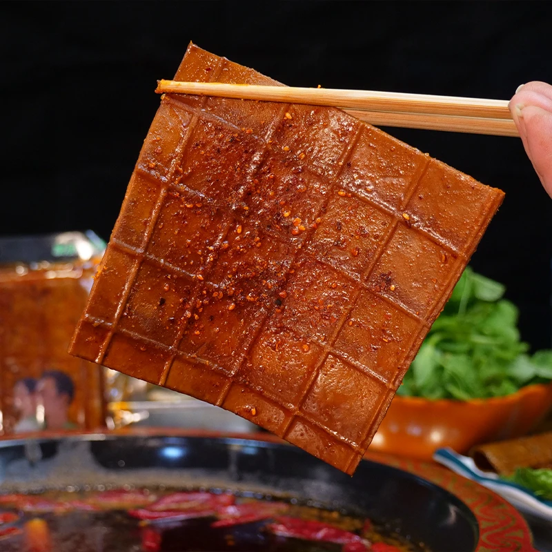 【直播间】川渝牛皮豆干四川特产零食可凉拌火锅烧烤250g/袋新鲜