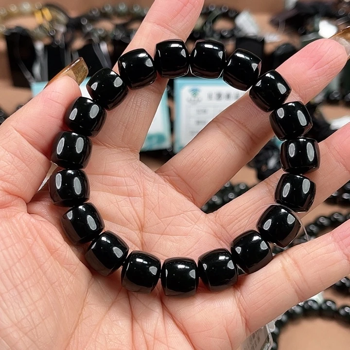 无***痕和田玉未镶嵌手链12