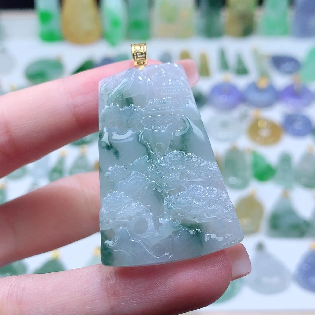 翡翠未镶嵌颈饰翡翠