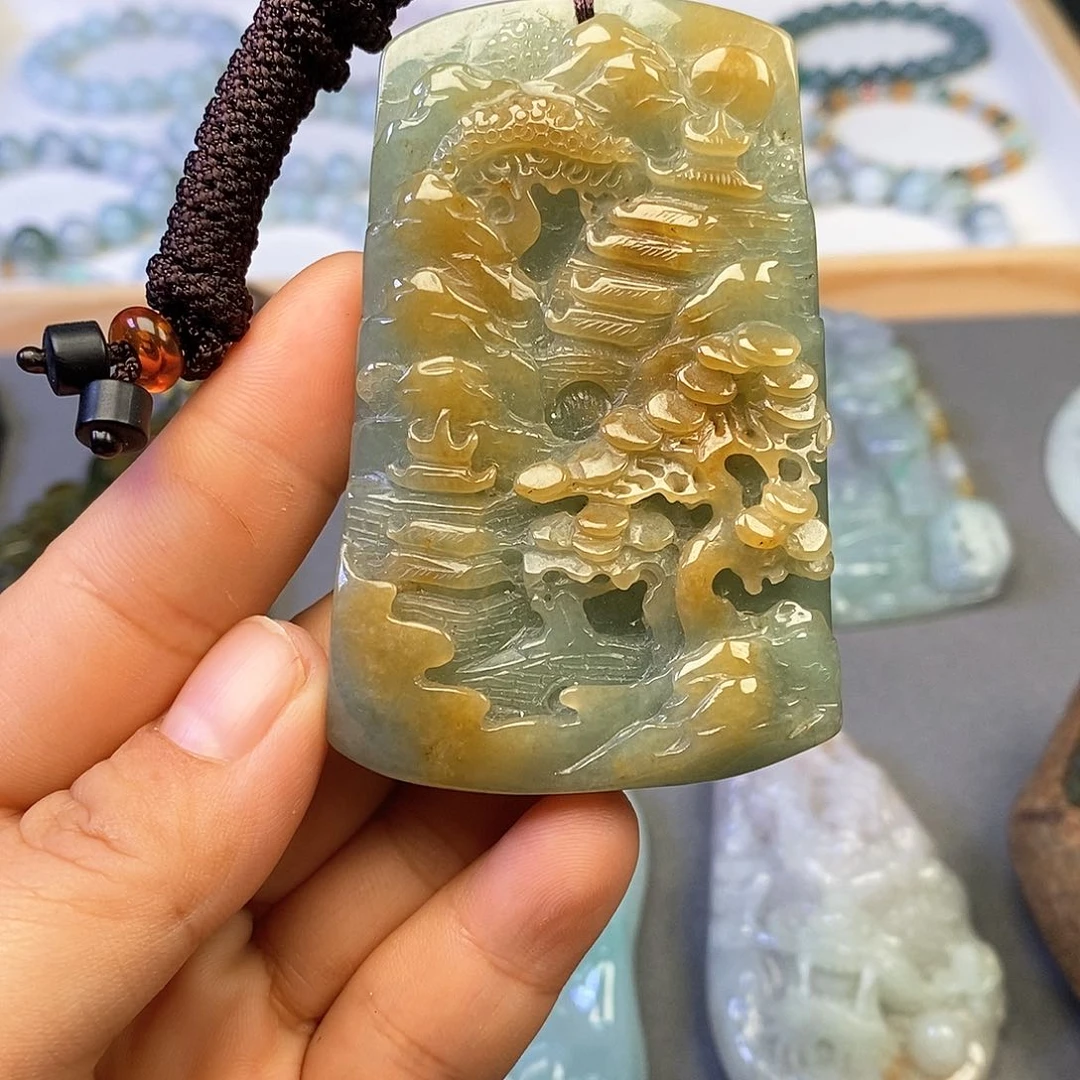 颈饰未镶嵌翡翠翡翠