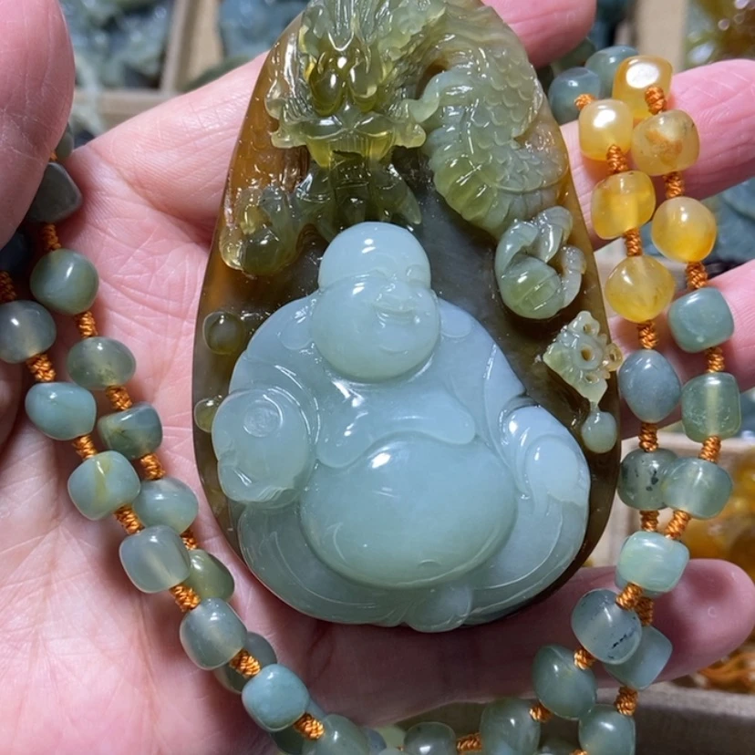 【闪购商品】未镶嵌蛇纹石玉颈饰东****癸