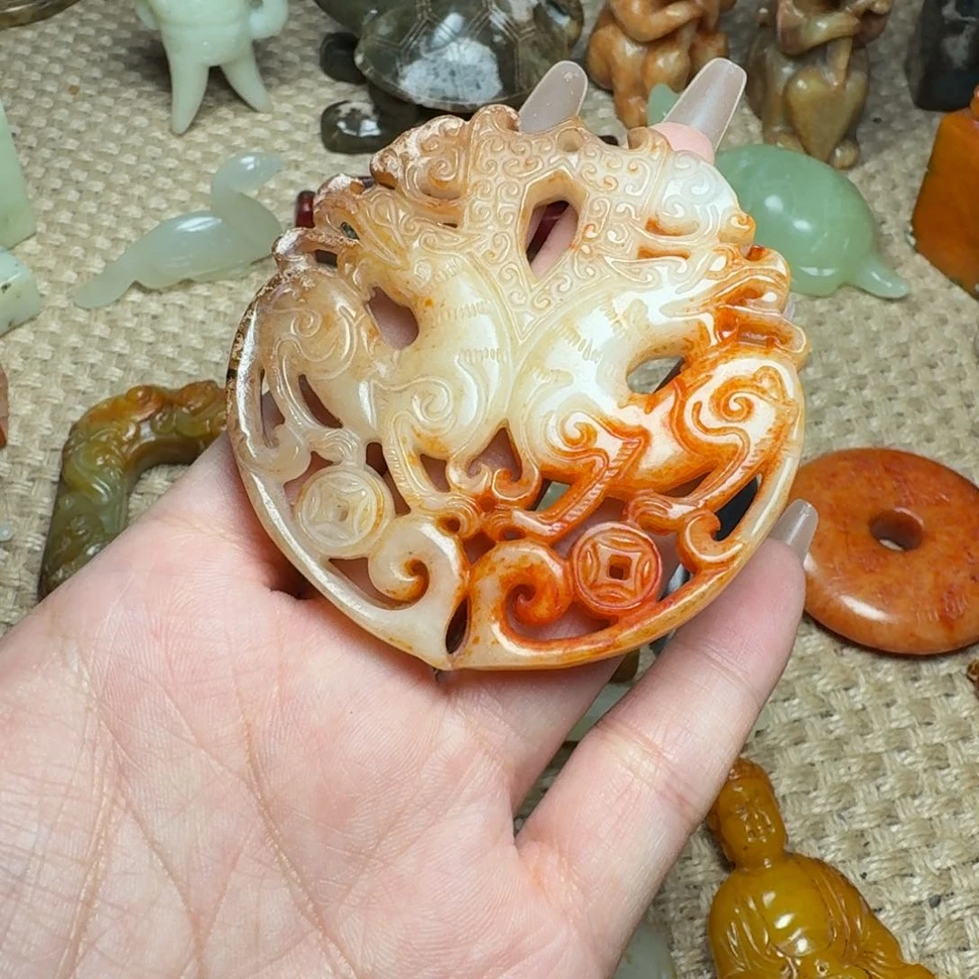 白玉菩提吊坠挂件