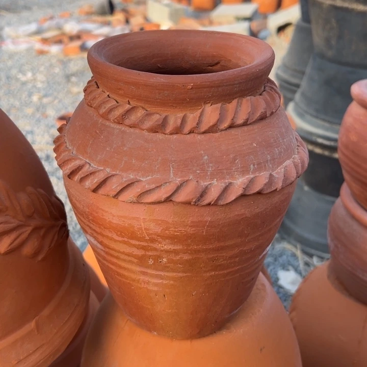 红陶12×22 手工拉胚老土陶