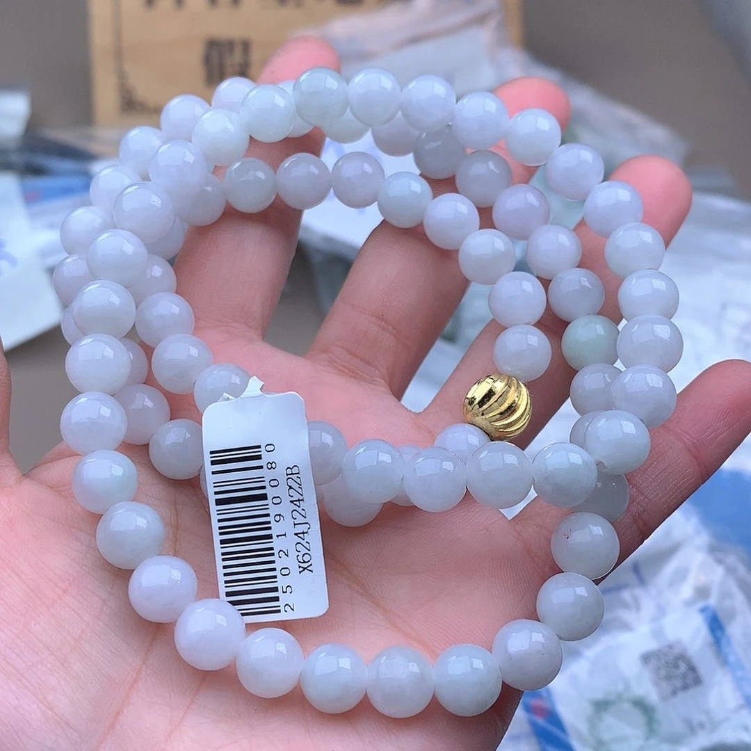 未镶嵌手串定制翡翠
