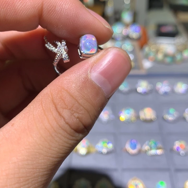 欧泊合金欧泊戒指