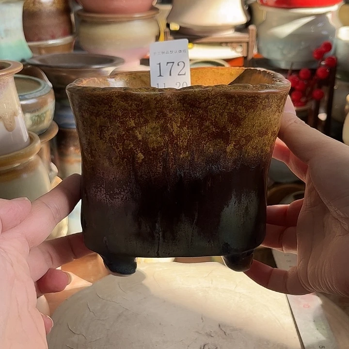 瓷片景德镇陶瓷手工制作口12高11