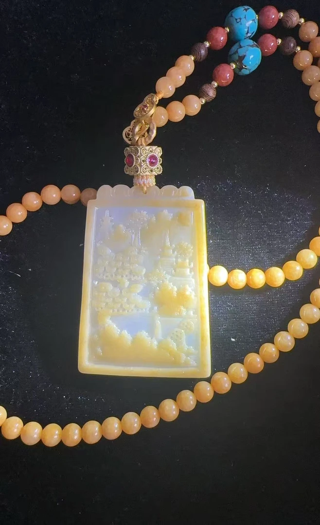 天然缅甸翡翠吊坠1193