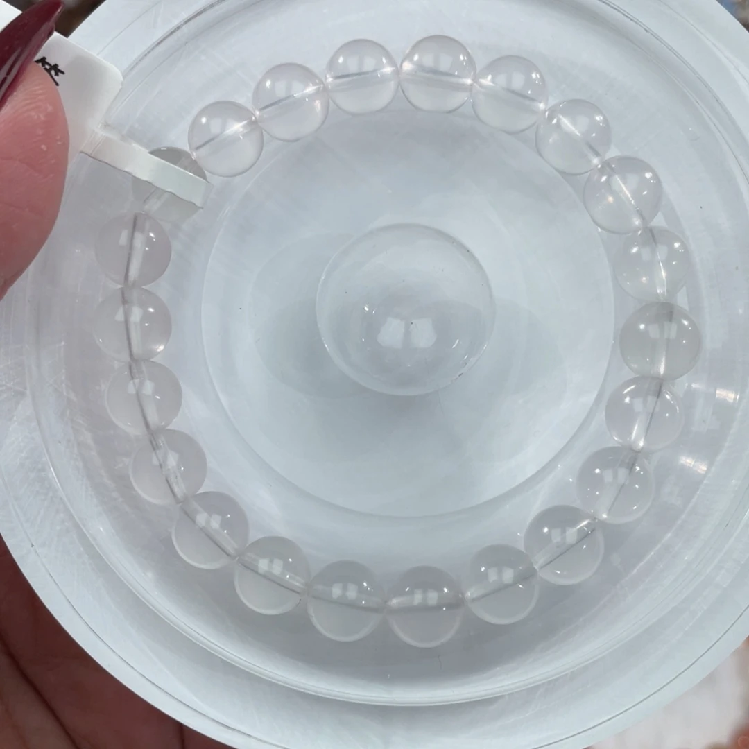 手串未镶嵌水晶027奶白晶水晶8m+