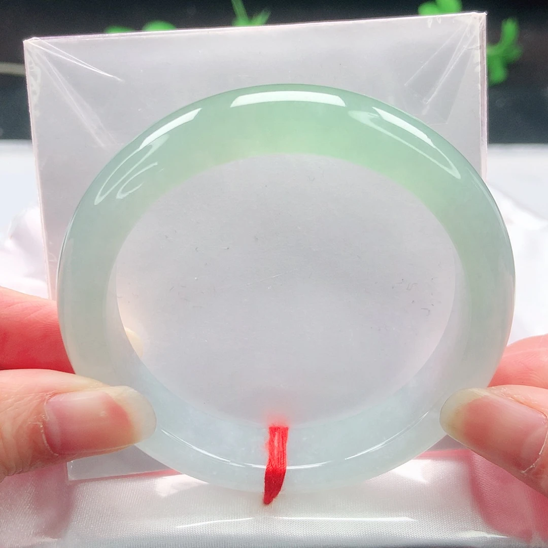 未镶嵌手镯翡翠58圈