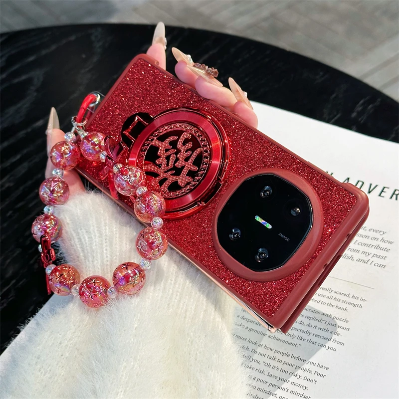 guyo新年马支架适用于华为matex7折叠x3手机壳matex6斜挎绳matex5