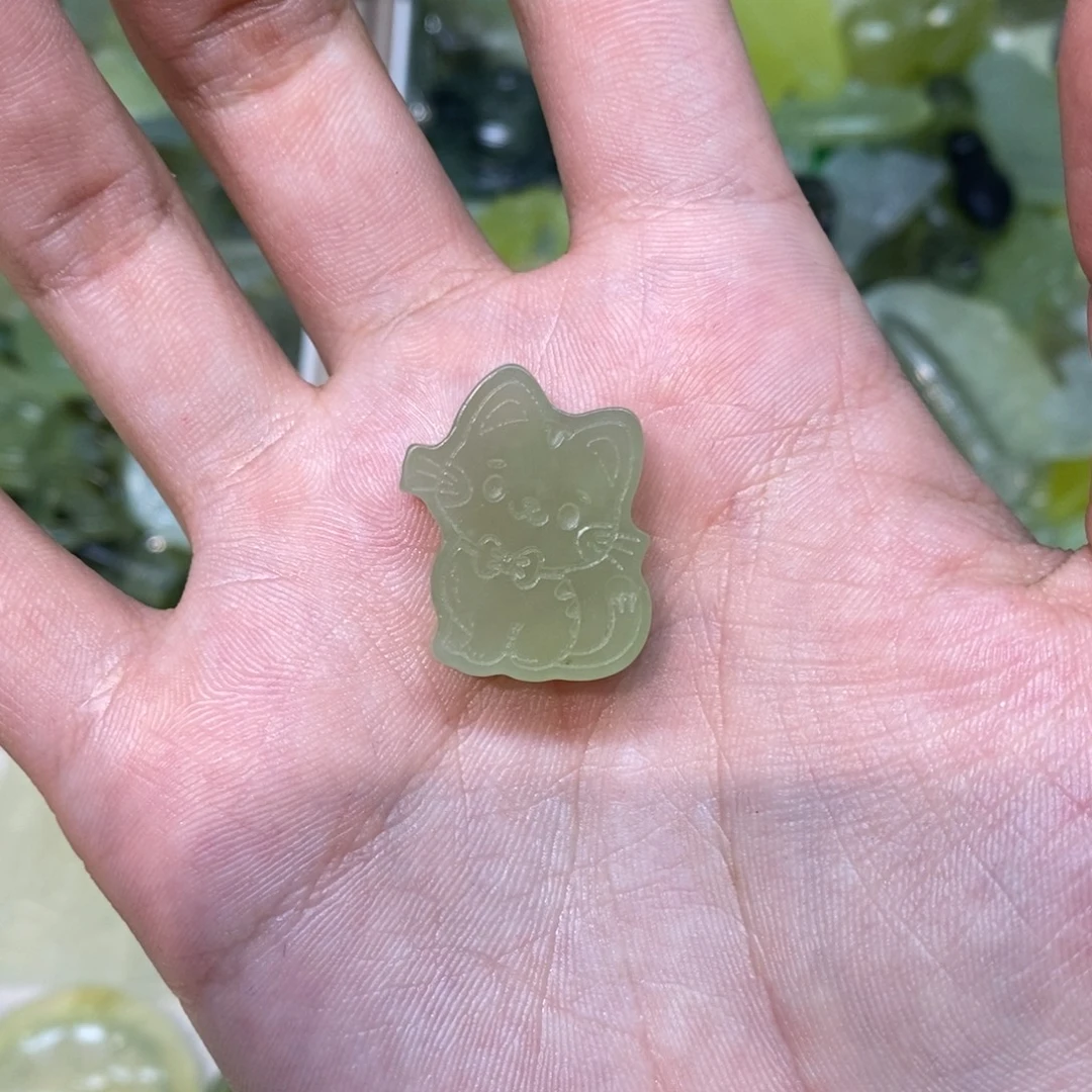 岫玉未镶嵌吊坠(不含链)两单包邮