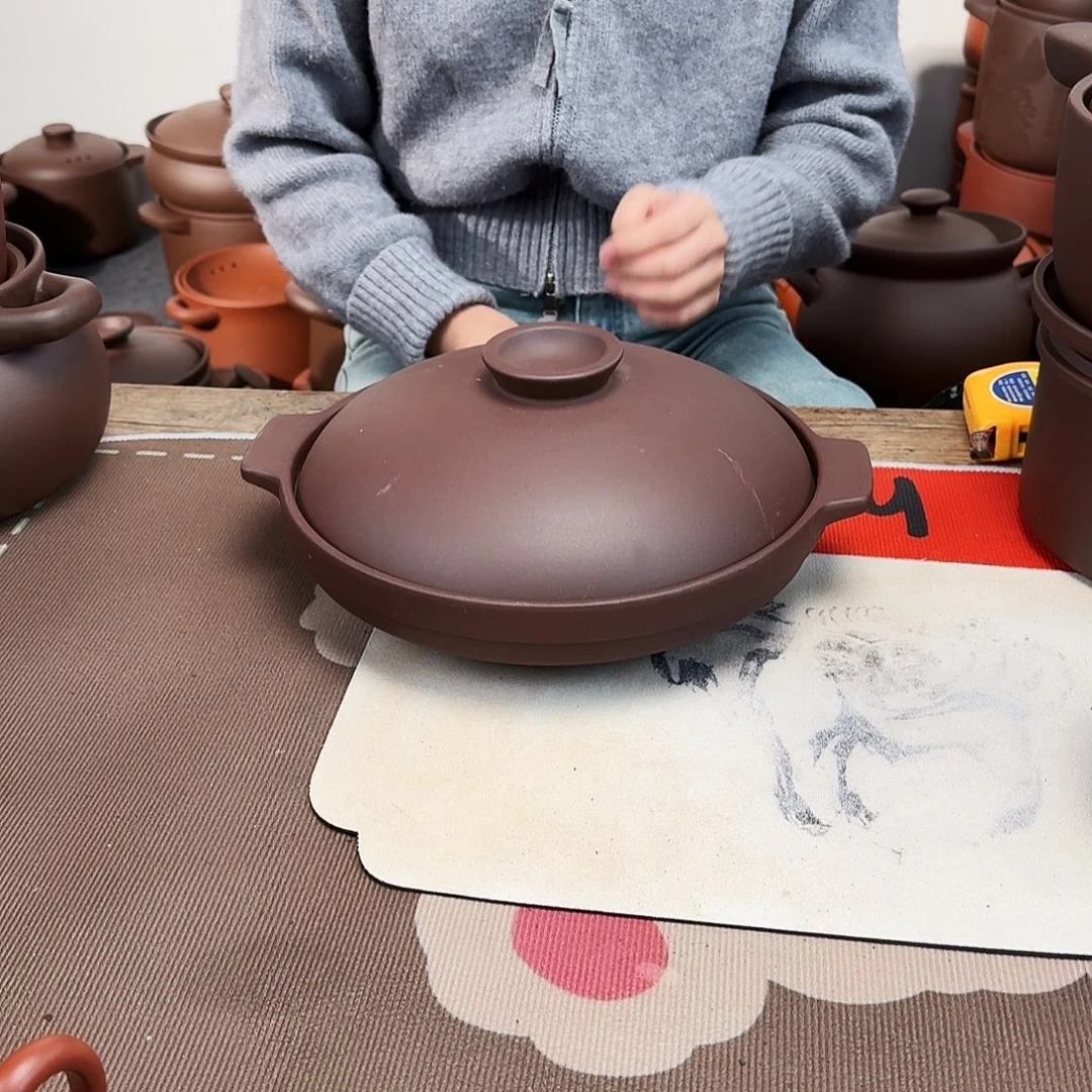 紫砂砂锅干锅直径30到耳朵正品