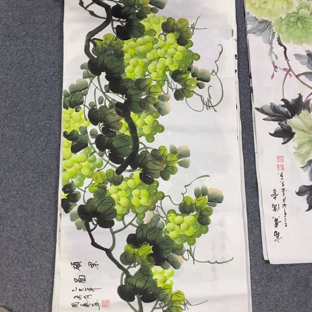 国画尺寸100✖️50三尺手绘画