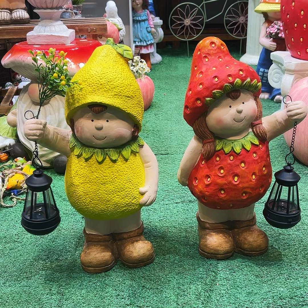 花园摆件红红火火