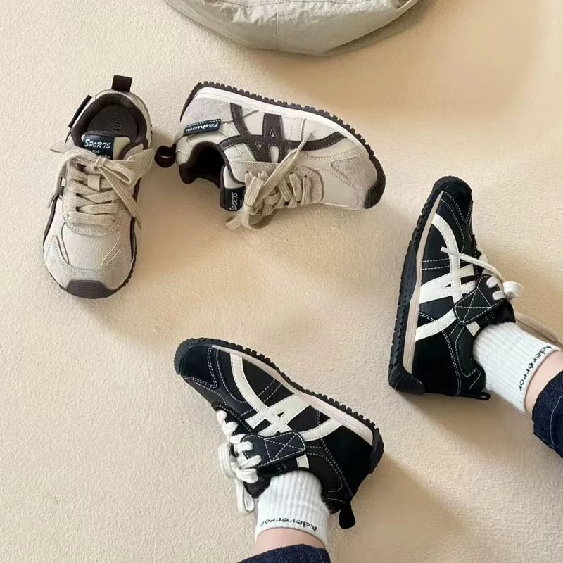 2025年新款运动鞋百搭潮流阿甘鞋极简风防滑男女春秋时尚潮鞋