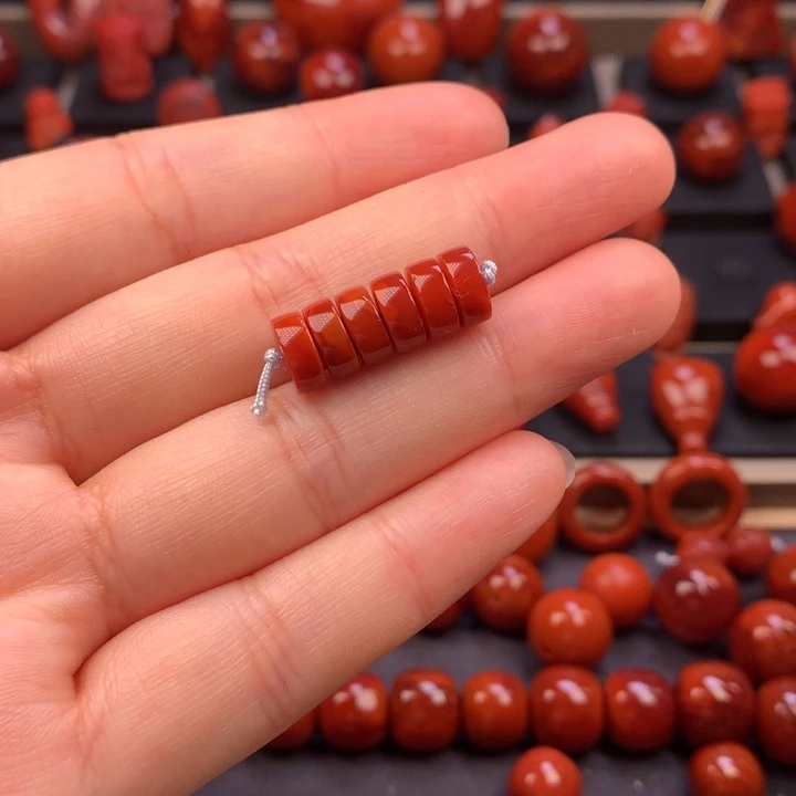 南红玛瑙未镶嵌隔片8×3.2