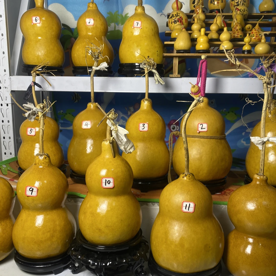 天然小葫芦手工挂绳车挂包挂文玩解压手把件可盘玩